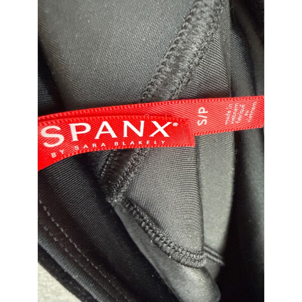 Spanx Velvet High Waisted Leggings Black Slimming Shaping Size S Bad Kitty Party - Picture 2 of 11